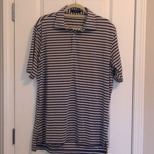 SOUTHERN MARSH men’s blue and yellow polo